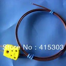 2*0,5 мм* 1 м K Тип тефлоновое покрытие термопары wth коричневый цвет почта Китая