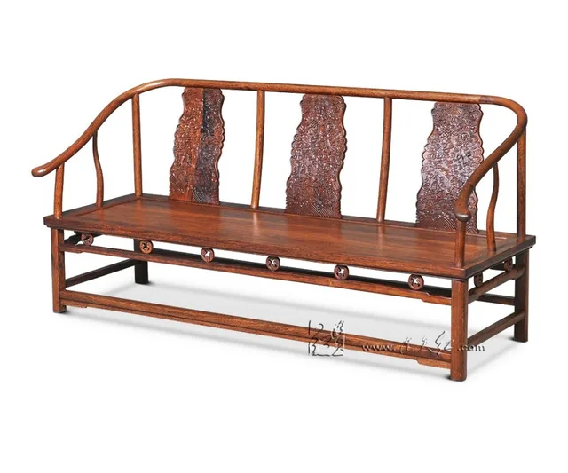 3 Seat Sofa Bed Chinese Royal Rosewood Furniture Living Drawing Room 3 Seat Sofa Bed Chinese Royal Rosewood Furniture Living Drawing Room Solid Wood Chaise Lounge Red