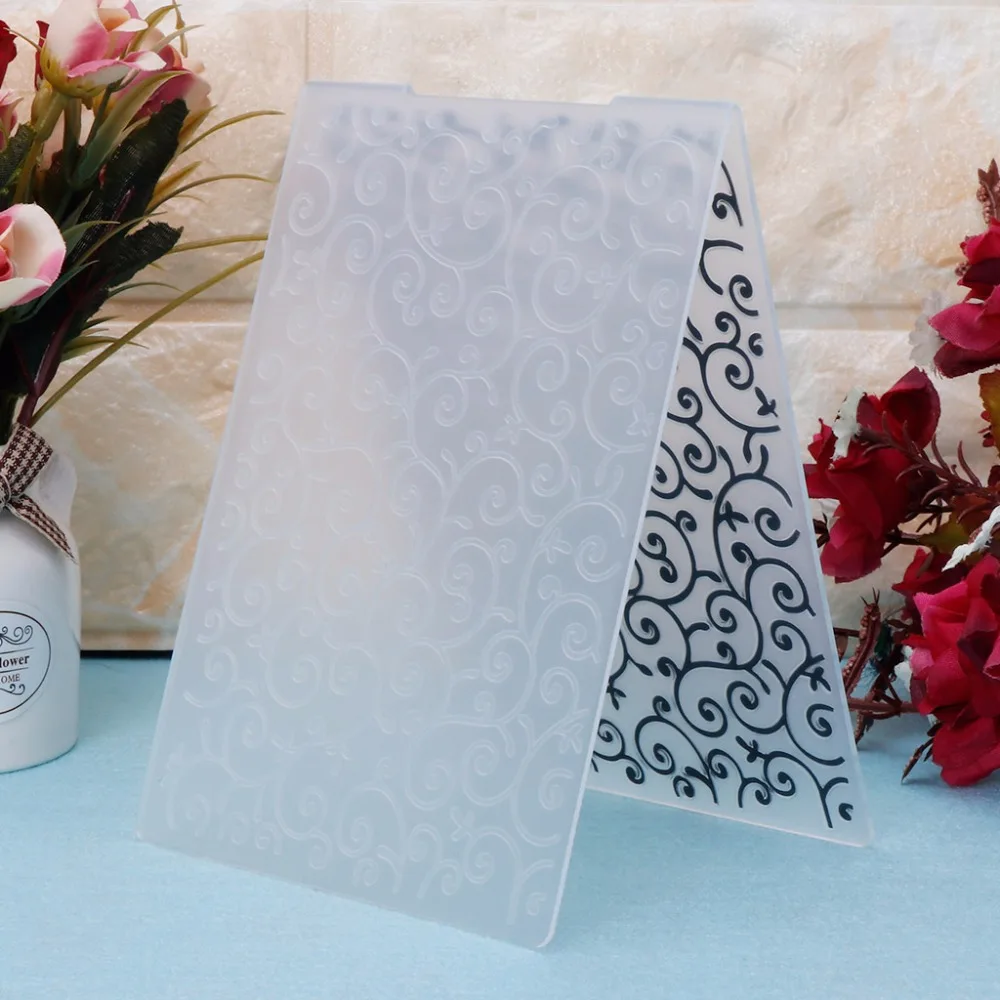 Пластиковая папка для тиснения шаблон для DIY скрапбукинга фото альбом карта бумага ремесло цветок лоза- Y142