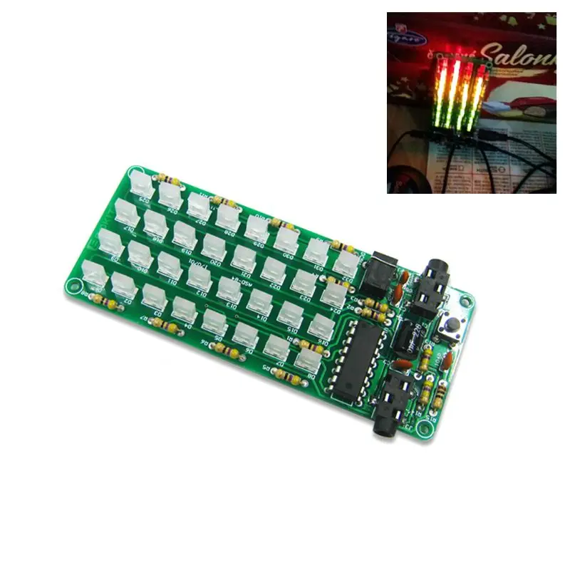 

1 Set ASD-84 Level Indicator Accessories Frequency Spectrum Kit Audio Music Voice DIY Kit Electronic Sensitive Tool