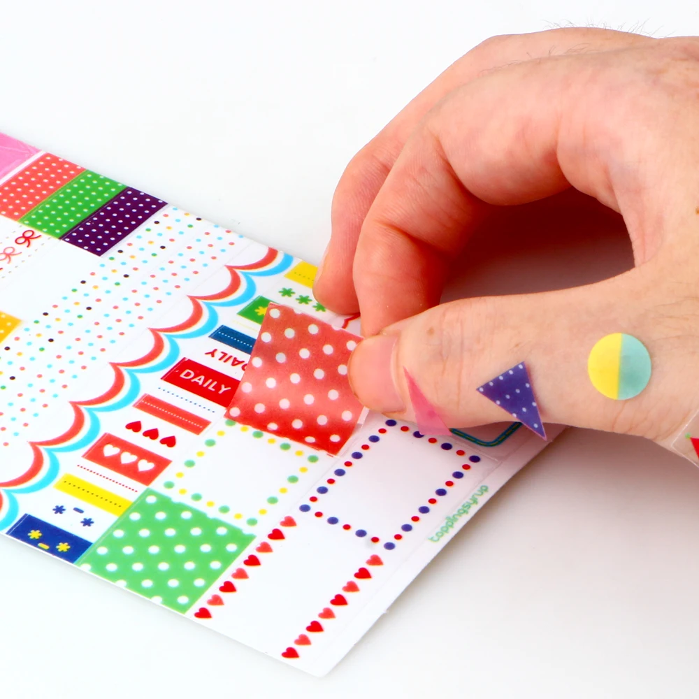 cute circus sticker diary cartoon decorative stickers package label