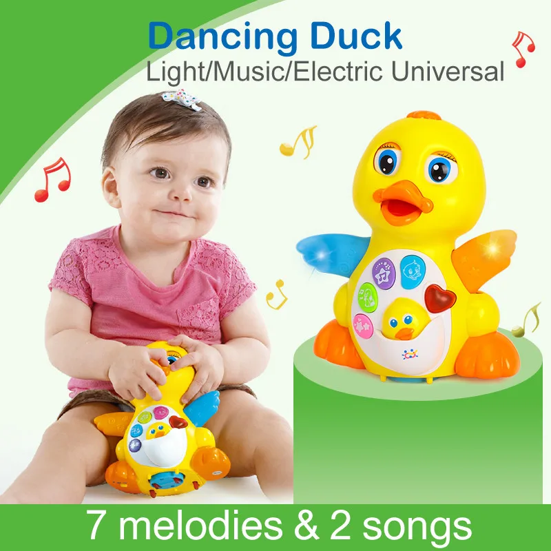 Горячая продажа Детские игрушки EQ хлопает желтая утка Младенческая Brinquedos Bebe