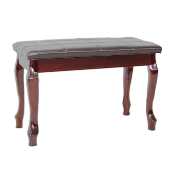 

Solid wood creative piano stool double stool bookcase curved leg stool adult children piano universal