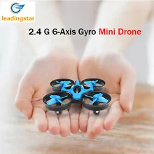 Mini H36 Drone RC Quadcopter 2.4G 6-Axis Gyro 4 Canales LED modo sin cabeza de una tecla de retorno rc helicópteros dron jjrc bolsillo drones