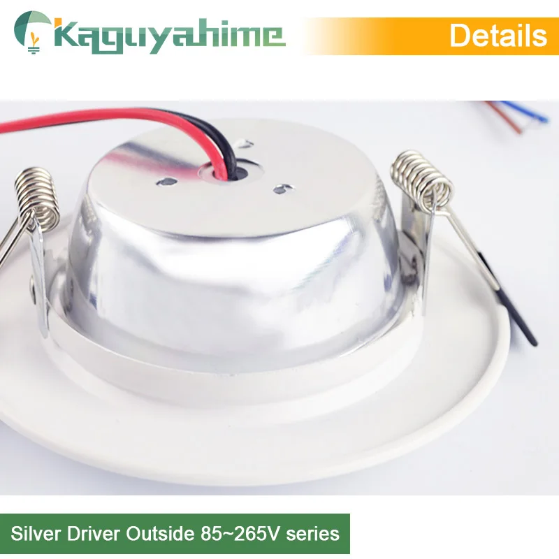 Kaguyahime 220V 110V светодиодный панельные утопленные светильники ультра тонкие 3W 5W 9W 15W 18W для спальни дома Светодиодный прожектор теплый белый холодный белый