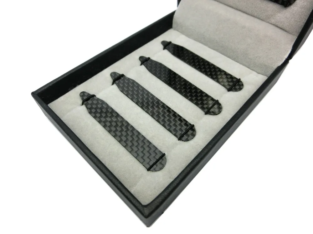 SHANH ZUN Carbon Fiber Collar Stiffeners 8 Pcs Set SHANH ZUN Carbon Fiber Collar Stiffeners 8 Pcs Set