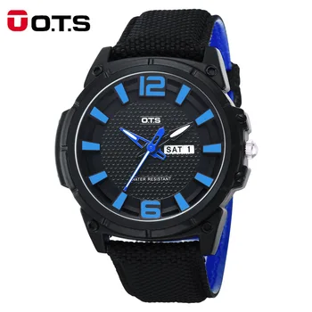 

OTS Wristwatch Men Quartz Watch Men's Luxury Watches Relogio Masculino Male Watch