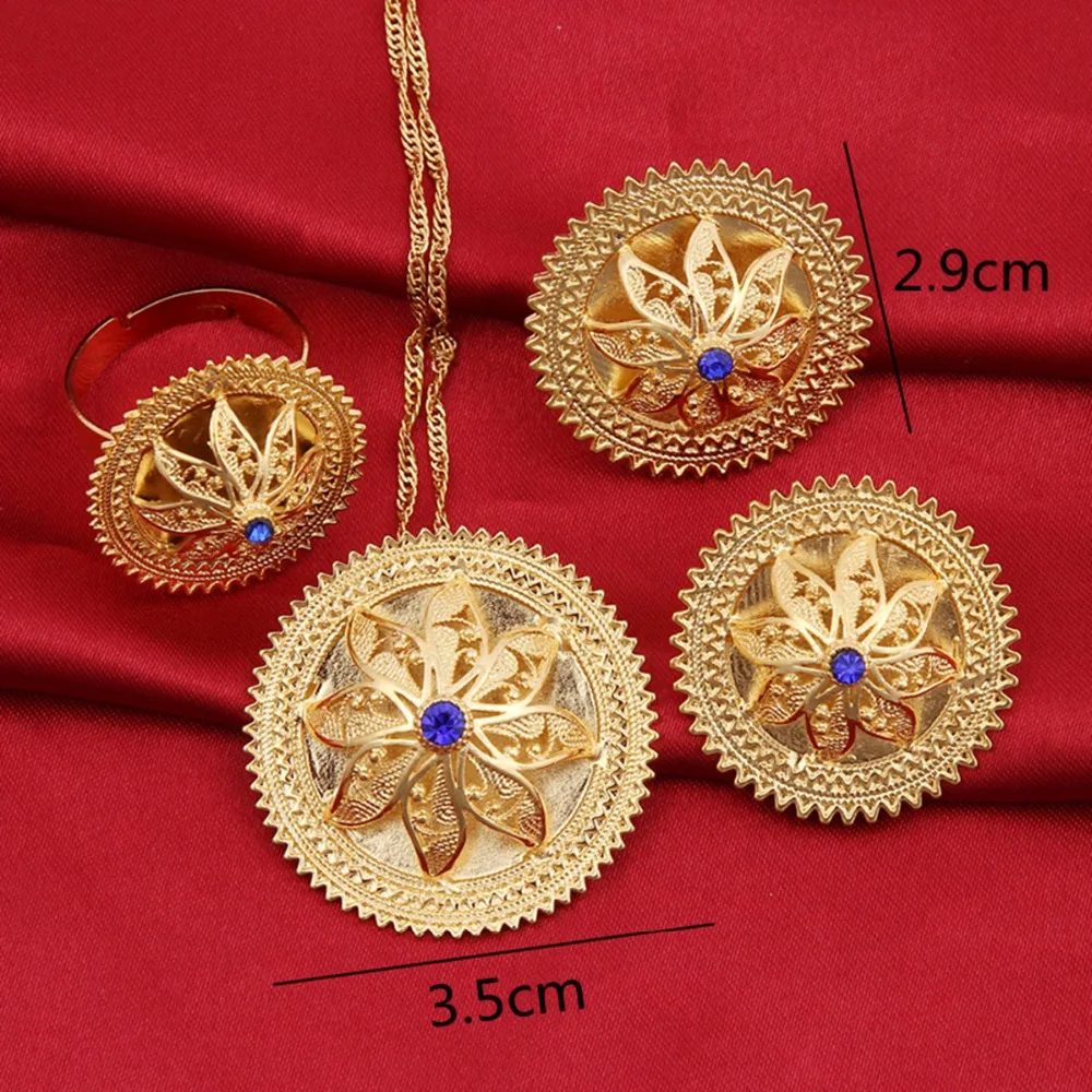 New-Ethiopian-Jewelry-Set-Pendant-Chain-Earring-Ring-Set-Jewelry-24k-Gold-Plated-Eritrea-Habesha-Wedding (2)