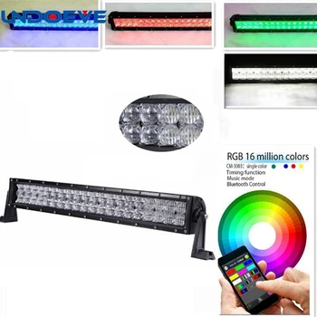 

Undoeve 22" LED Light Bar RGB Multi-color LED Bar 5D 120W Off road Combo Beam with Bluetooth App & Wiring Harness