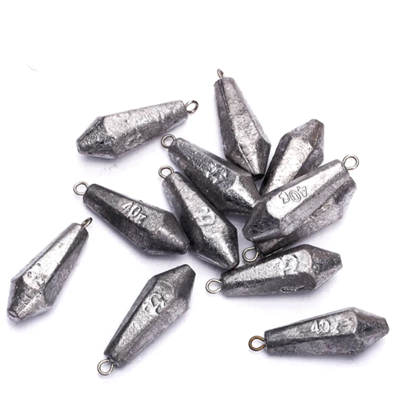 2pcs/lot 30g 40g water droplets lead weights fishing lead sinkers Jig lead head Weight fishing