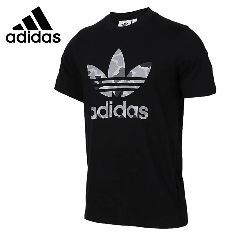 Оригинал Новое поступление 2018 с камуфляжным принтом Adidas треф футболка мужские