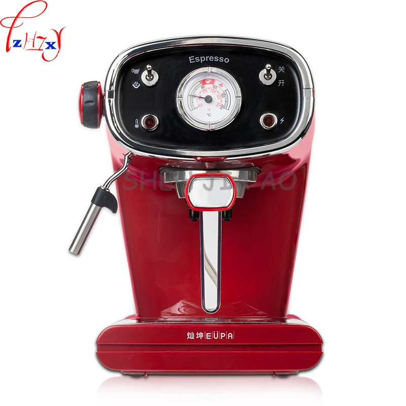 1pc 220V 800W semi automatic Italian coffee machine 15bar high pressure steam milk coffee
