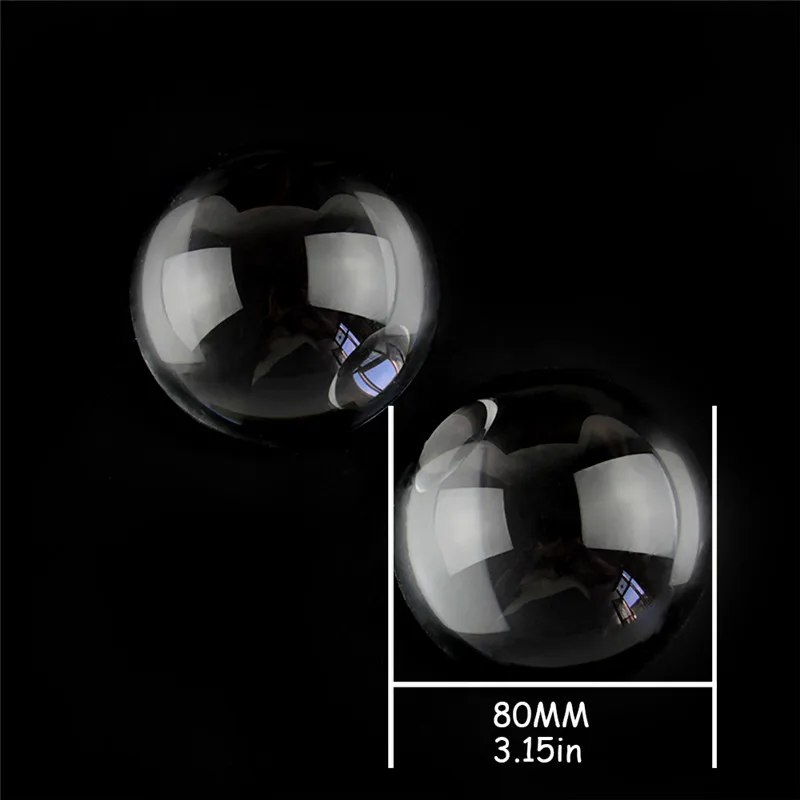 100pcs 3.15in Clear Domed Magnifying Round Half Ball Glass Cabochons Photo Jewelry Pendant | Освещение
