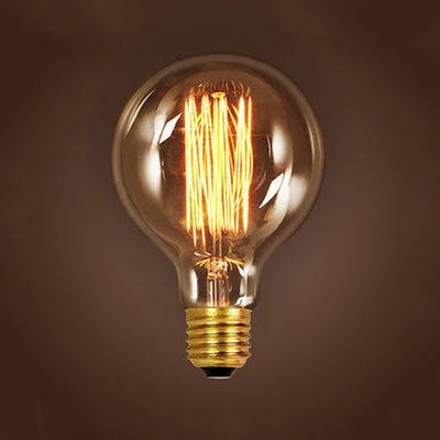 Современные красочные силиконовые подвесные светильники складные/складные подвесные лампы E27 креативное и модное декоративное освещение для дома/бара - Цвет корпуса: G95 40W Edison Bulb