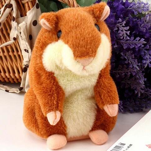 

2014 New Hot Lovely Talking Hamster Plush Toy Hot Cute Speak Talking Sound Record Hamster Toy Animal Free Shipping Wholesale