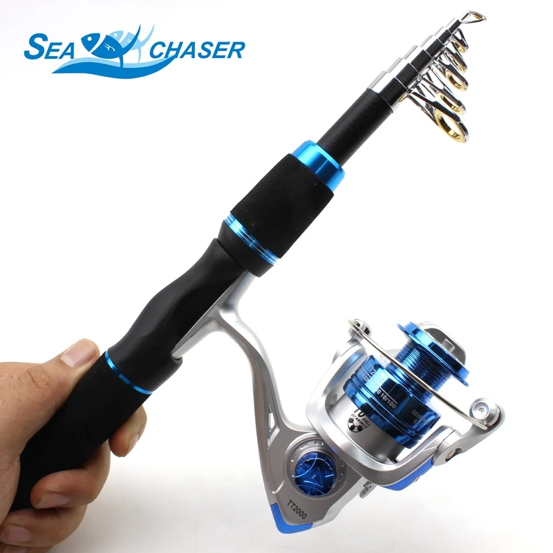 

NEW 1.65M Spinning Rods Carbon Telescopic Sets and Reel Combo Spinning Fishing Reel Pesca Casting Fishing Tackle
