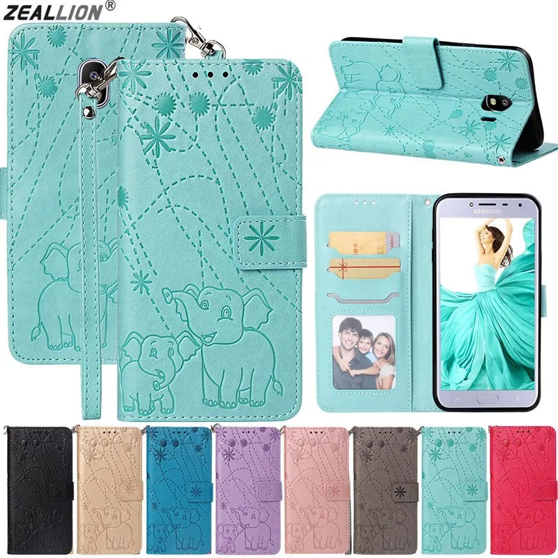 Zeallion для самсунга A3 A5 J3 J5 J7 2017 J4 J6 2018 Note 9 тисненый кожаный бумажник флип-стенд