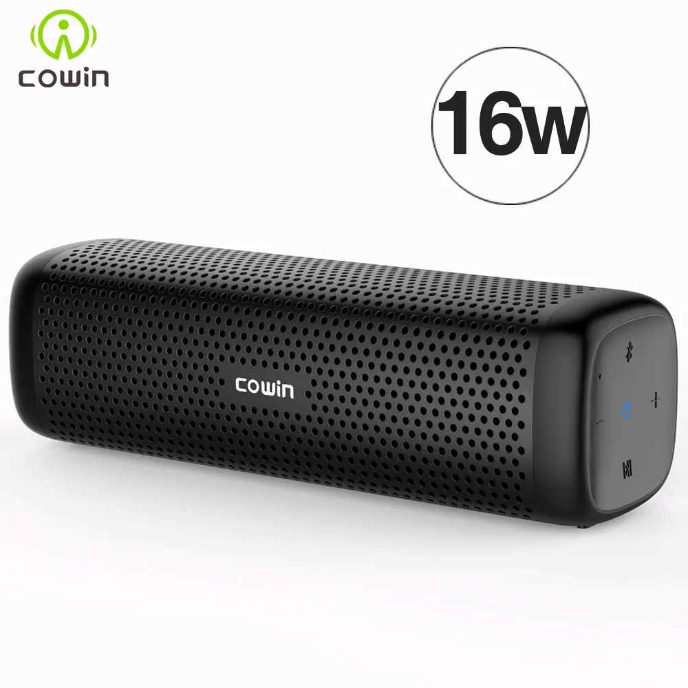 

Cowin 6110 Mini Wireless Bluetooth 4.1 Stereo Portable Speaker with 16W Enhanced Bass Microphone TF Card Outdoor MP3 Player