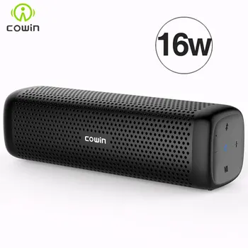 Cowin 6110 Mini Wireless Bluetooth 4.1 Stereo Portable Speaker with 16W Enhanced Bass Microphone TF Card Outdoor MP3 Player Cowin 6110 Mini Wireless Bluetooth 4.1 Stereo Portable Speaker with 16W Enhanced Bass Microphone TF Card Outdoor MP3 Player
