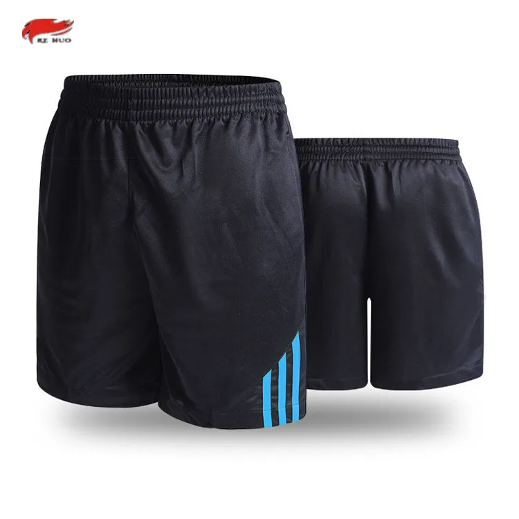RE HUONew Summer Men's Quick drying Running zipper Pockets Football