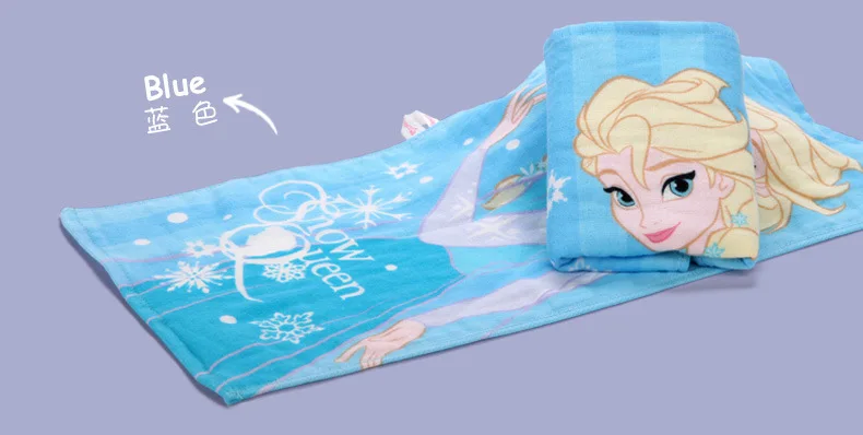 Дисней Принцесса Королева Эльза замороженная Марля новорожденного ребенка банное полотенце хлопок мягкое пляжное полотенце мальчик девочка подарок подарки полотенце для лица