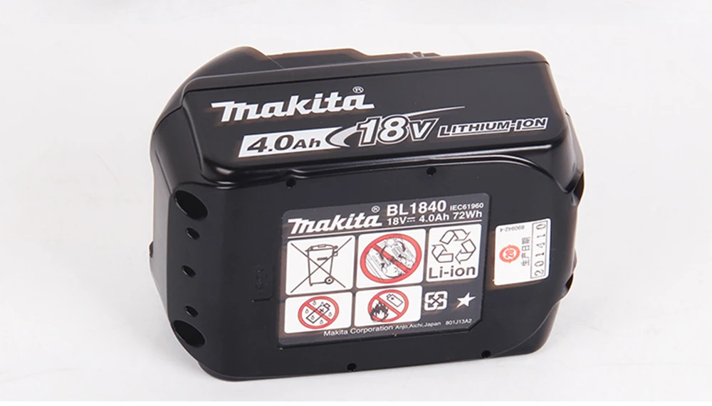 Япония Makita 18 В литиевая батарея BL1830/40/50B зарядка электроинструмент аксессуары батарея BL1815N заряд дисплей