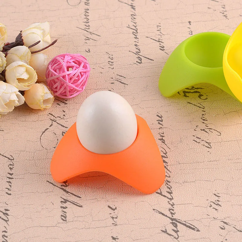 OnnPnnQ Creative Silicone Egg Cup Holder Eggs Frame Kitchen Accessories