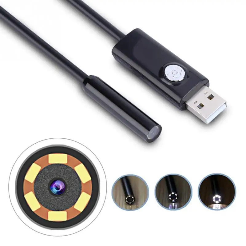  9mm 6LED Waterproof WiFi USB Endoscope Inspection Camera for IOS Android Phone PC IP67 Waterproof 2