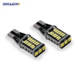 2x T15 светодиодный Canbus 4014 SMD Ошибок Лампы t15 светодиодный Клин лампы Фары заднего хода 921 912 W16W светодиодный Canbus остановить автомобиль Белый