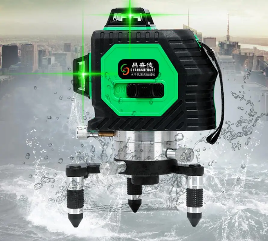 360 Degree Laser Level Measure Tool 8 Line Self Leveling Vertical