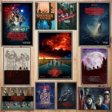 Странная вещь мелованная бумага плакат для кафе Креативные обои украшение интерьера