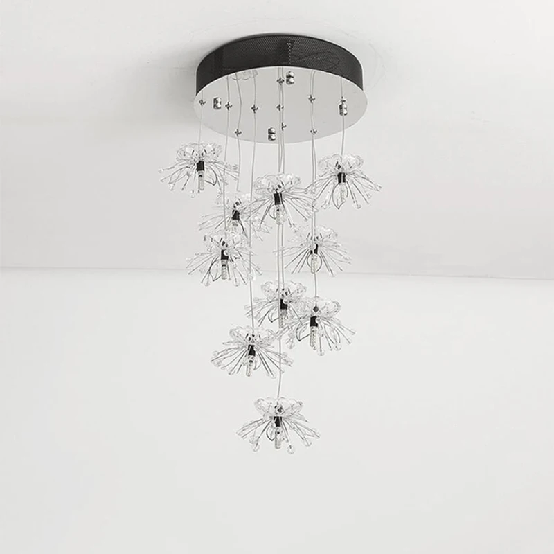 

jmmxiuz Fancy design chandelier crystal lighting modern LED lamp AC110v 240v chandelier crystal living room bedroom lights