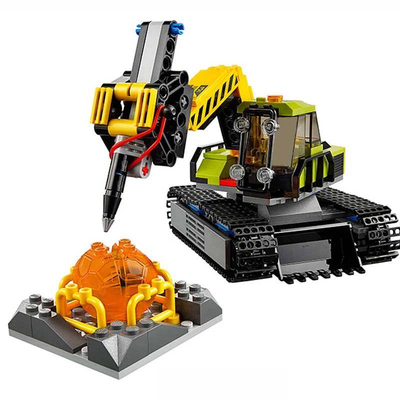 Lepin-02005-City-Series-The-Volcano-Exploration-Base-Truck-60124-Building-Blocks-Brick-Educational-Toys-For (4)