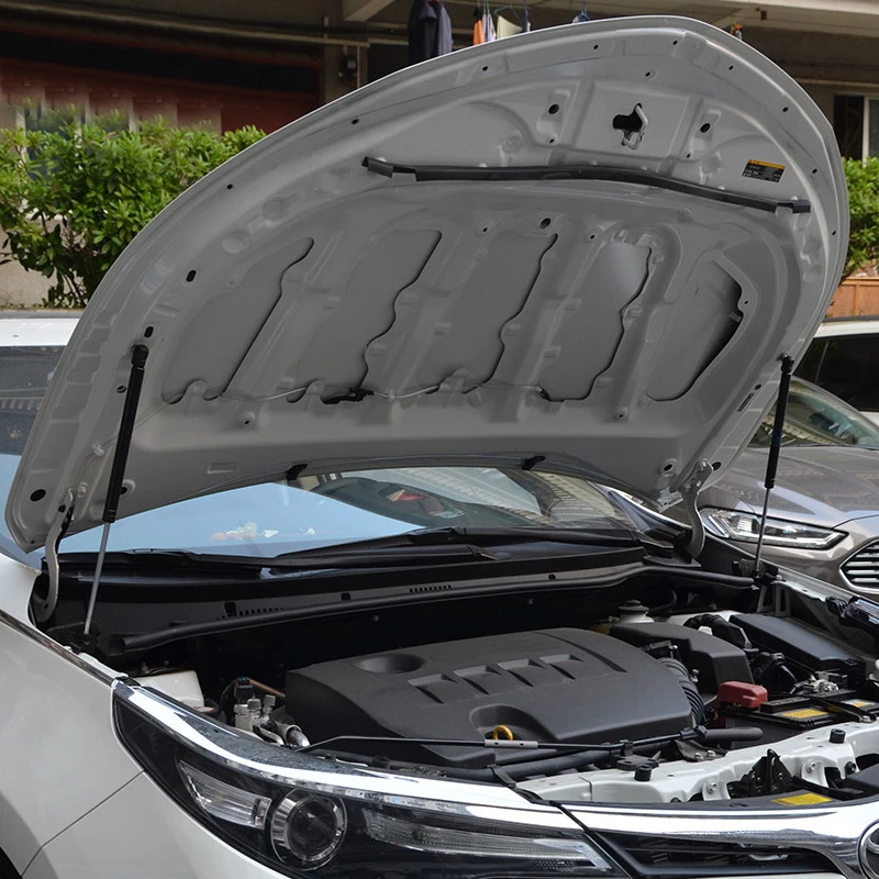 Для Toyota Corolla 15 нержавеющая черная крышка двигателя Опора тяги гидравлическая опора капота палки газовые пружины