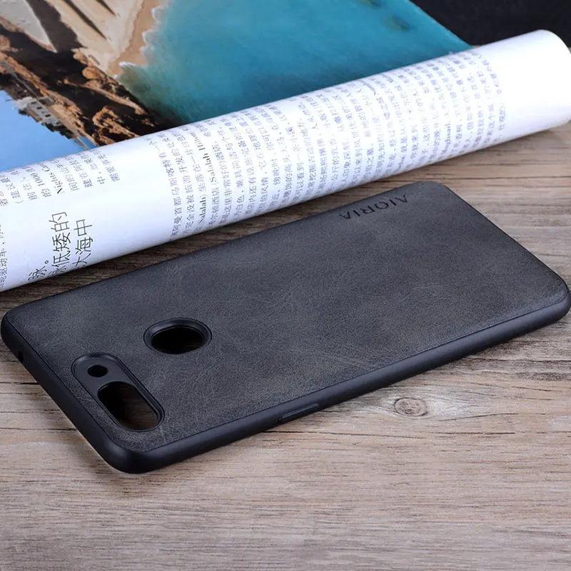 Роскошный винтажный кожаный чехол для OPPO R15 Pro телефона oppo r15 pro в деловом