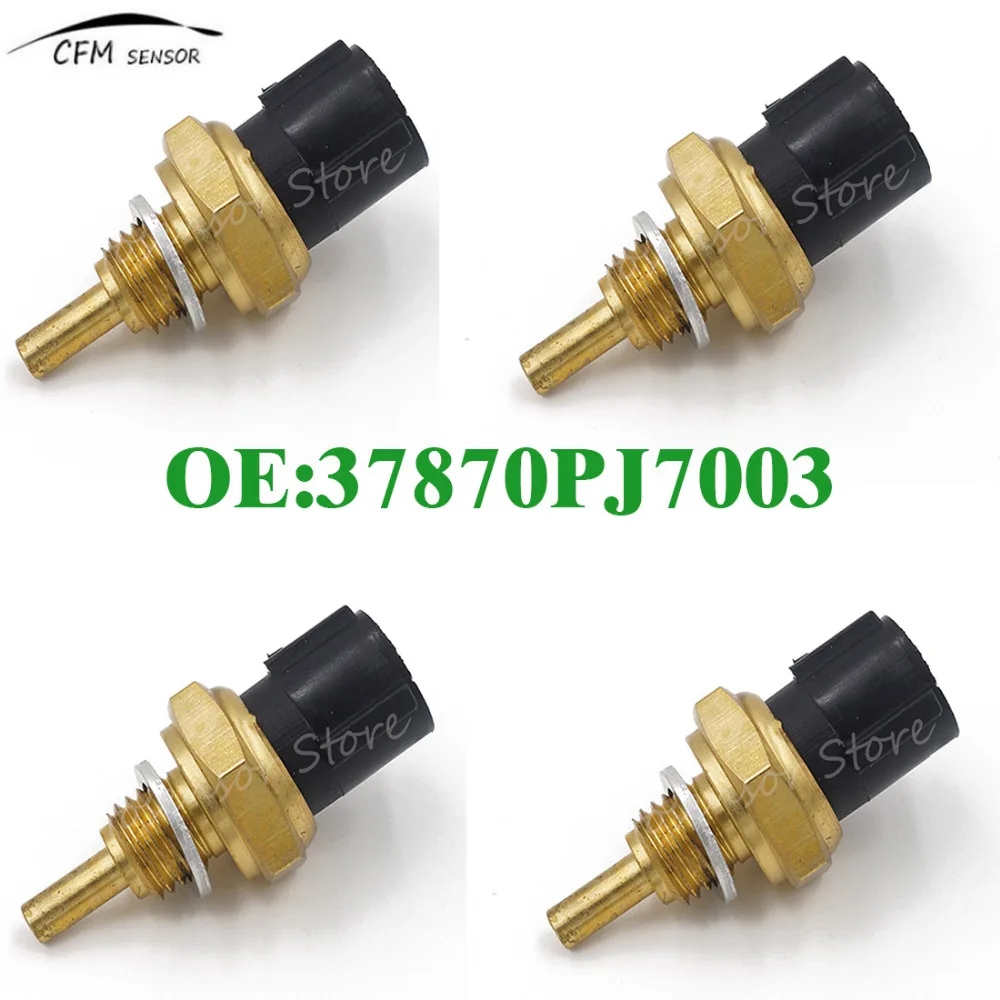 4pcs Coolant Temperature Sensor TW ECT Temp CEL6 For Honda Acura