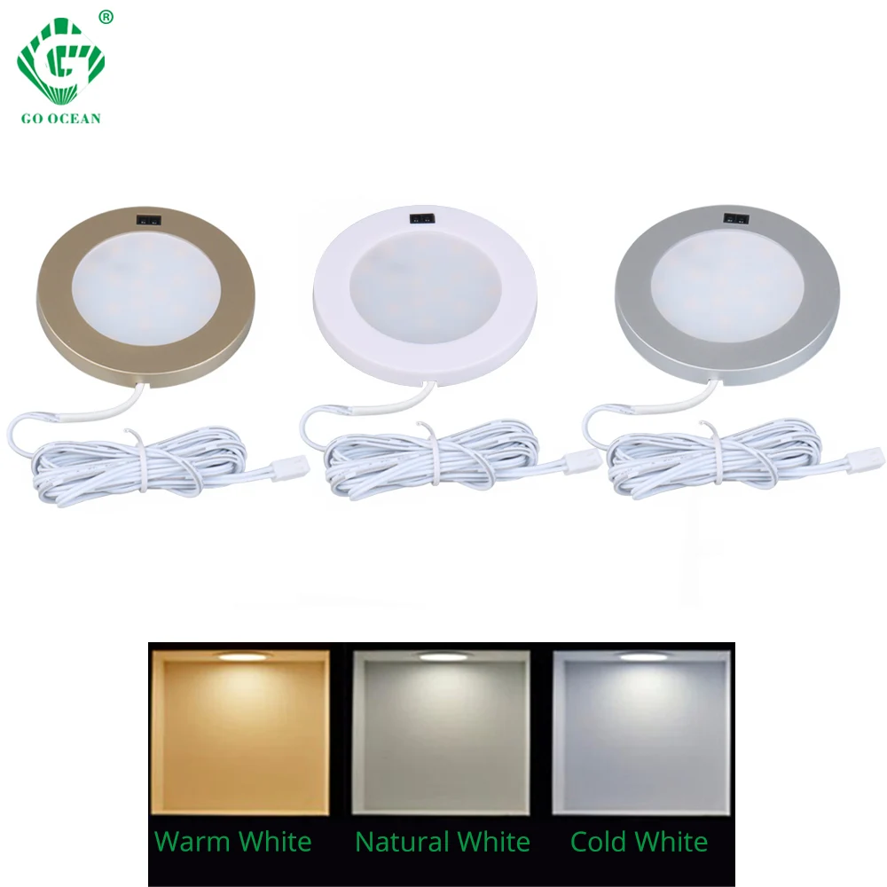 GO OCEAN Under Cabinet Lights Closet Light Motion Sensor Induction PIR Kitchen LED Wall Night Light Sensor LED Lamp 12V