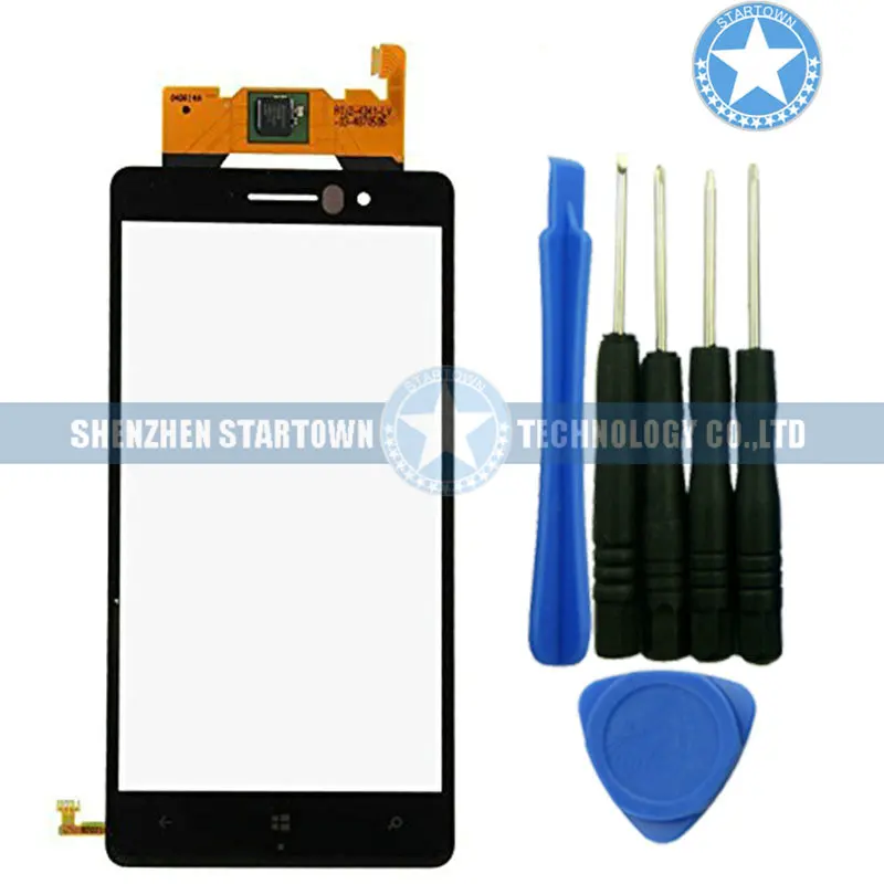

Black Original Touch Screen Digitizer Outer Glass Panel Replacement for Nokia Lumia 830 with Tools