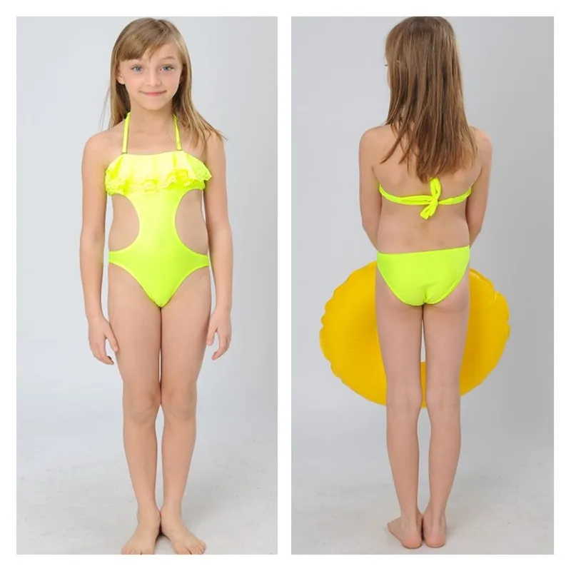 2016 New Summer Children's girls swimwear cute bikini ...
