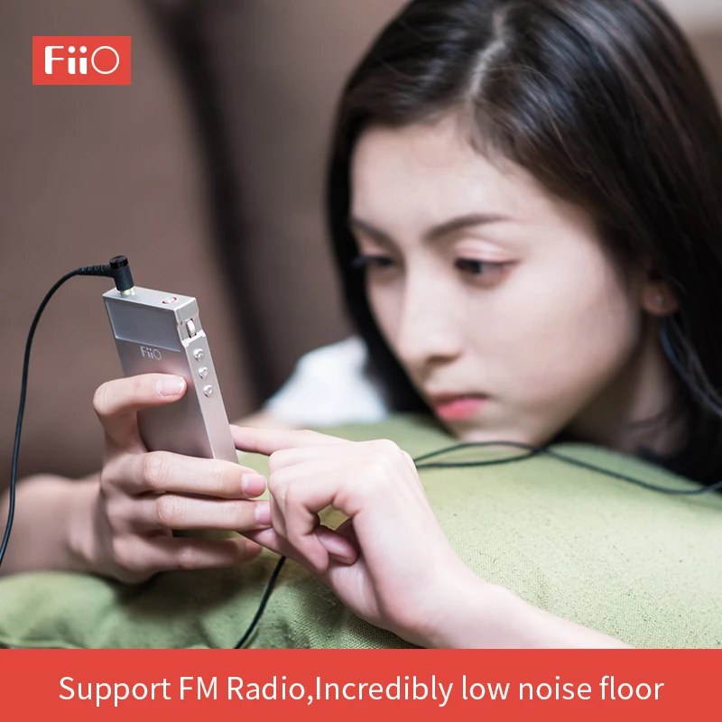 Распродажа FiiO M7 Bluetooth 4,2 aptX-HD LDAC Hi-Res сенсорный ЖК-экран Музыка MP3 Воспроизведение металлический чехол с fm-радио с FiiO F9SE