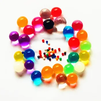 

100pcs/lot Pearl shape Soft Crystal Soil Water Beads Mud Grow Magic Jelly balls wedding Home Ornament Plant Cultivate Decoration