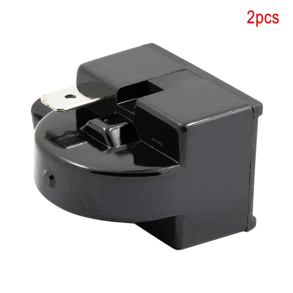 

2PCS PTC Refrigerator Starter Relay Black for Vissani Danby Compressor
