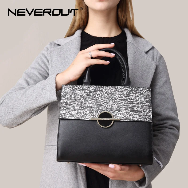 NEVEROUT Fashion Handbags Women Split Leather Brand Design Stone Theme Bag Top-Handle Shoulder Bags High Quality Tote Handbag NEVEROUT Fashion Handbags Women Split Leather Brand Design Stone Theme Bag Top-Handle Shoulder Bags High Quality Tote Handbag