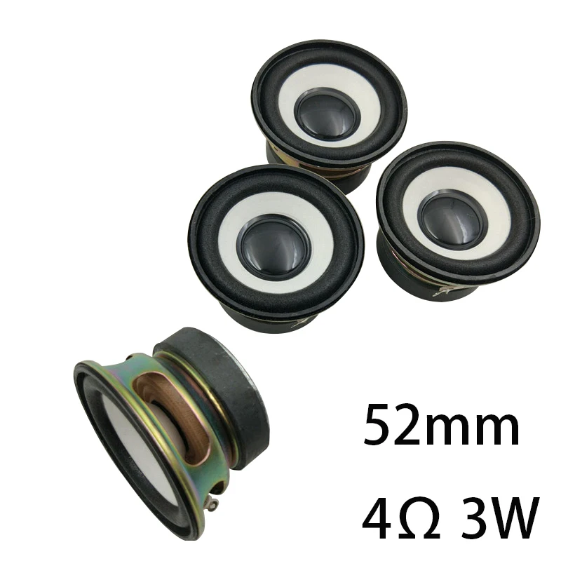 1 pair 4Ohm 3w Circular speaker 52X40X33mm 2pcs/lotin Acoustic