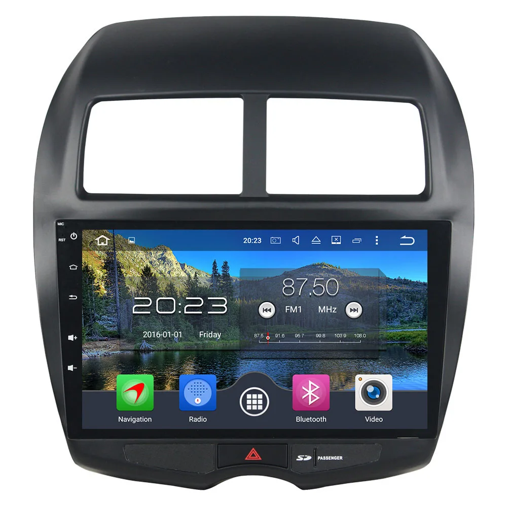 

4GB RAM Android 6.0.1 Octa Core 12V Bluetooth Car Radio 2-DIN Touch Screen MP3 Player Audio Stereo For Mitsubishi ASX 2010-2012