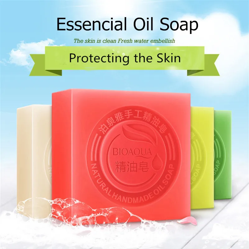 

1pcs Bamboo Charcoal Soap Skin Care Handmade Soap Moisturizing Cleansing Bath Soap Beauty Health