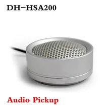 Dahua звукосниматель DH-HSA200 Hi-fidelity Аудио сборщик микрофон для Dahua HIKVISION аудио и сигнализации камеры HSA200