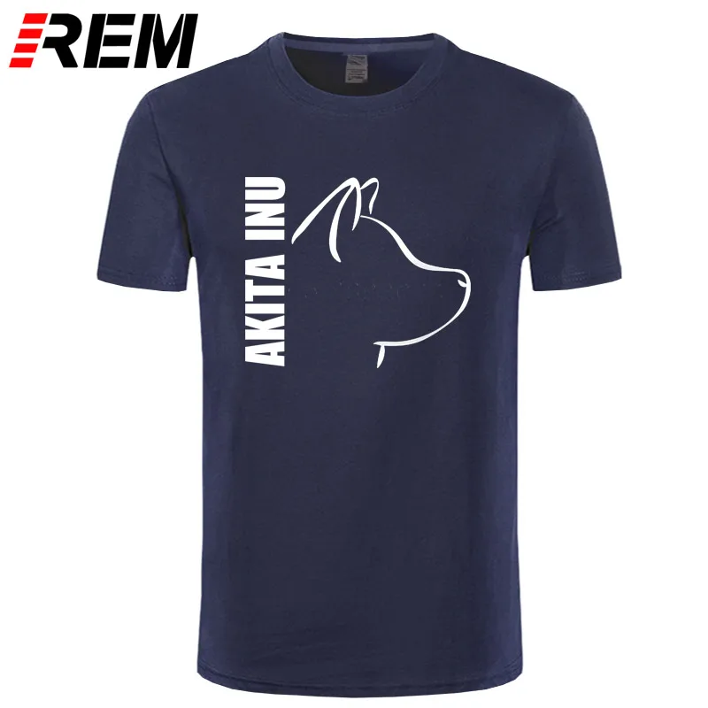 Akita Inu Dog мужские футболки отличные футболки мужские с коротким рукавом хлопок Пользовательские Большие размеры летние футболки для подростков