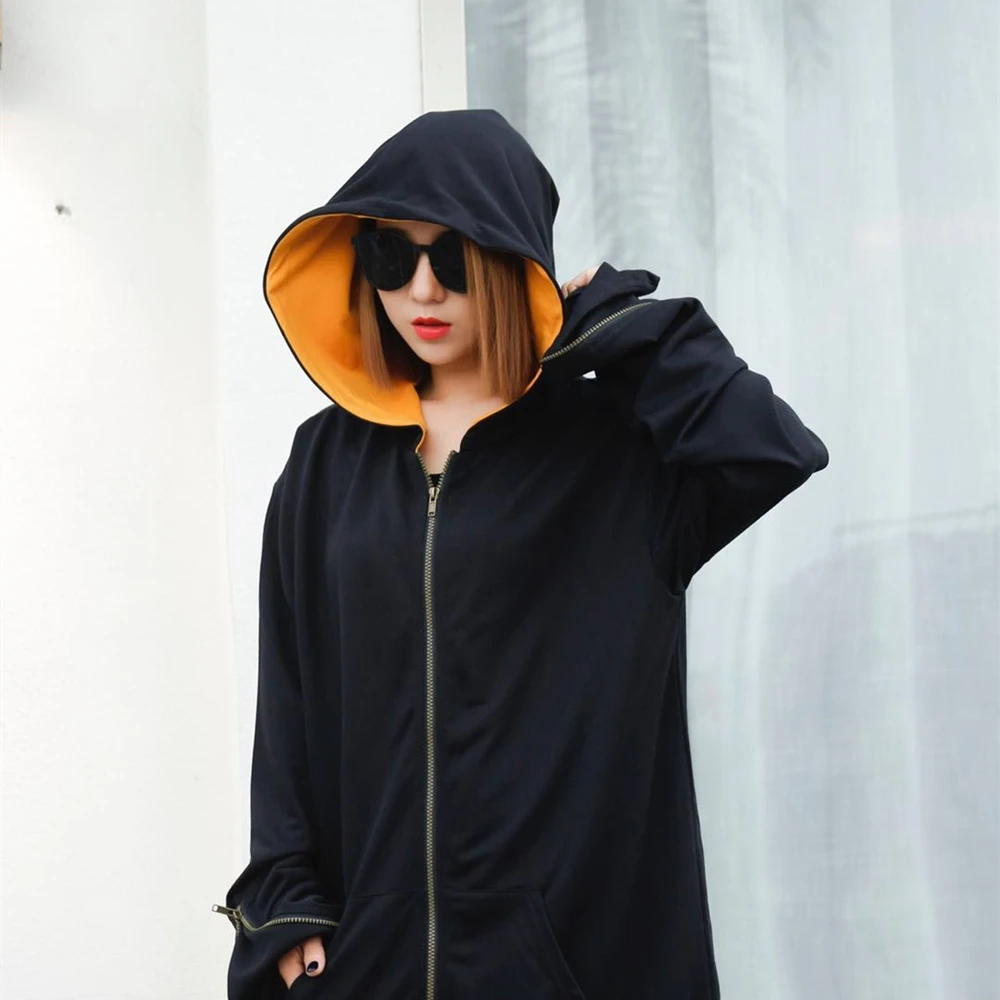 Magic Witch Wizard Casual Jacket Red Black Hoodie Sweatshirt Zipper Coat Cosplay Costumes