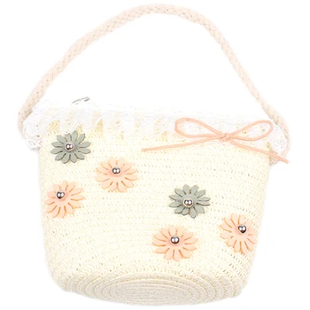 

Women'S Children'S Girls Children'S Princess Cute Shoulder Bag Flower Handbag Messenger Bag Wallet Outdoor Coin Purse Summer B
